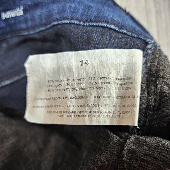 Gloria Vanderbilt Jeans Womens 14 Amanda All Around Slimming Denim Capri - Picture 6 of 12